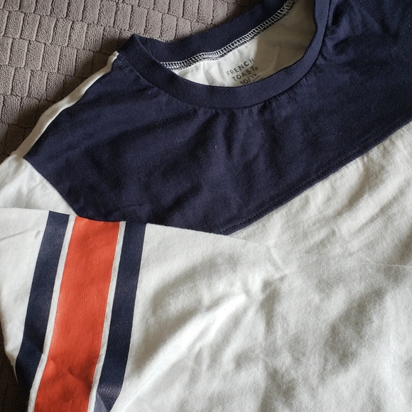 Navy Blue and Orange baseball tshirt - Picture 5 of 5